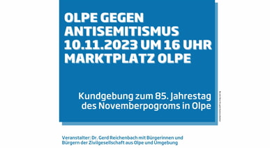 Olpe gegen Antisemitismus