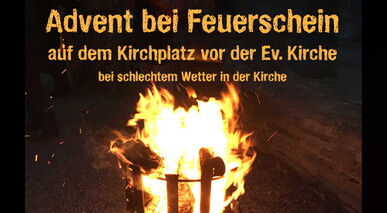 Advent bei Feuerschein